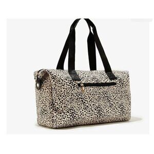 Stylish Black and White Travel Bag